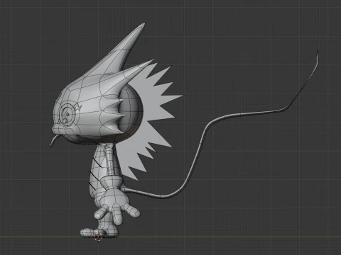 Gekkomon - Digimon Beatbreak 3D Model