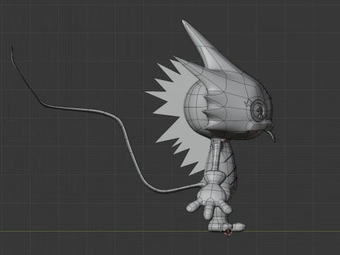 Gekkomon - Digimon Beatbreak 3D Model