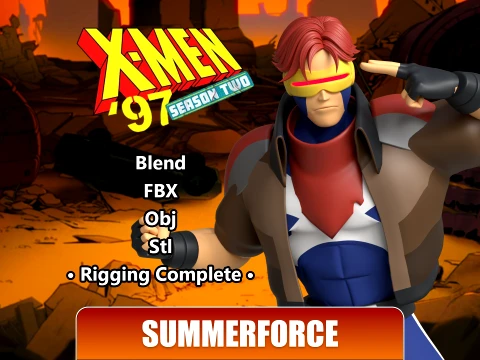 Cyclops - X-men 97 Season 2 3D Model