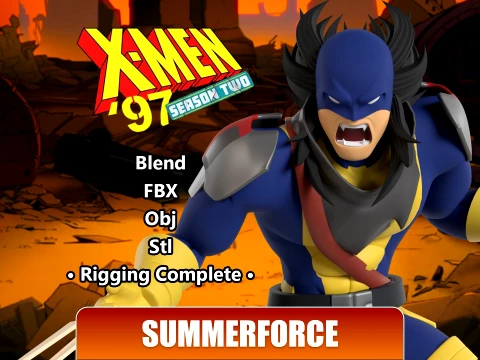 Wolverine - X-men 97 season 2 3D Model