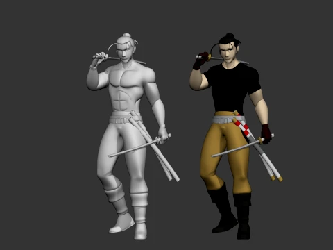 Ivan Yosano - Daemons Of The Shadow Realm 3D Model