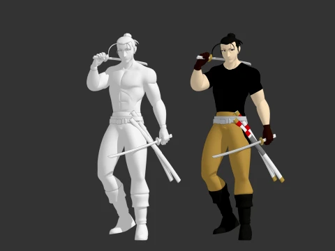 Ivan Yosano - Daemons Of The Shadow Realm 3D Model