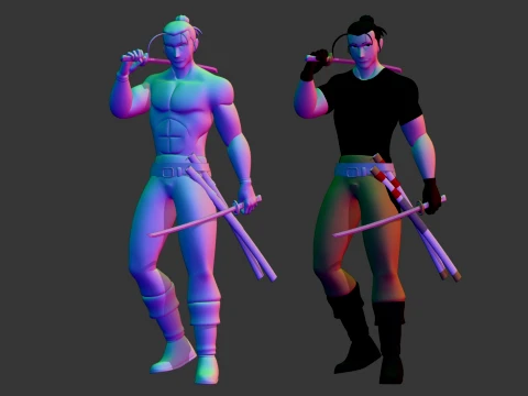 Ivan Yosano - Daemons Of The Shadow Realm 3D Model