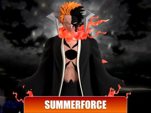 Blood Chain Ichigo - Bleach TYBW 3D Model