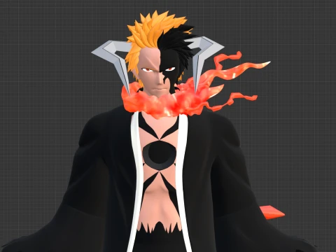 Blood Chain Ichigo - Bleach TYBW 3D Model