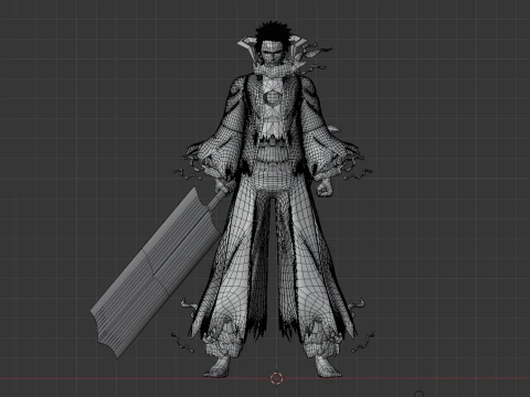 Blood Chain Ichigo - Bleach TYBW 3D Model