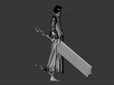 Blood Chain Ichigo - Bleach TYBW 3D Model