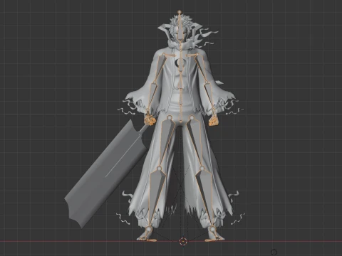 Blood Chain Ichigo - Bleach TYBW 3D Model