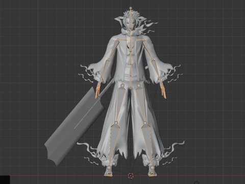 Blood Chain Ichigo - Bleach TYBW 3D Model