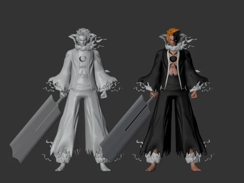 Blood Chain Ichigo - Bleach TYBW 3D Model