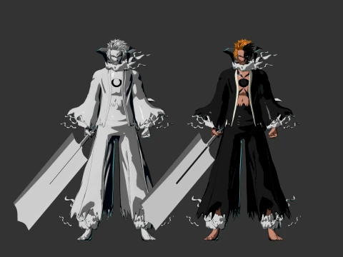 Blood Chain Ichigo - Bleach TYBW 3D Model