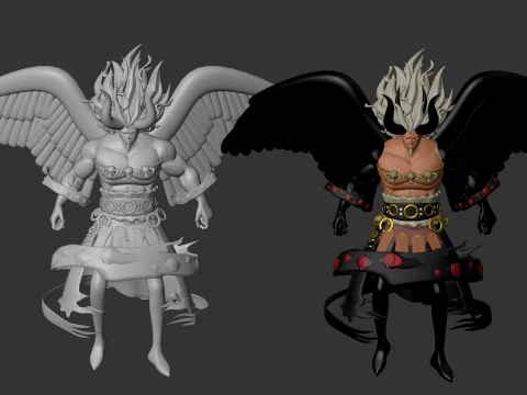 Imu Second Form - One Piece 3D Model
