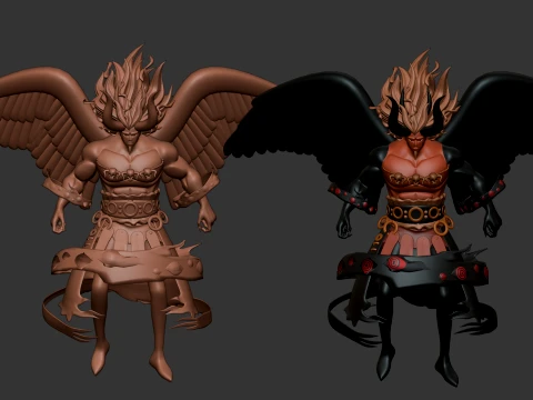 Imu Second Form - One Piece 3D Model
