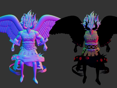 Imu Second Form - One Piece 3D Model