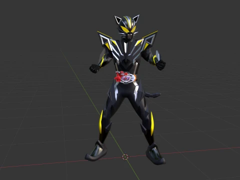 Kamen Rider Rid - Kamen Rider My-Th 3D Model
