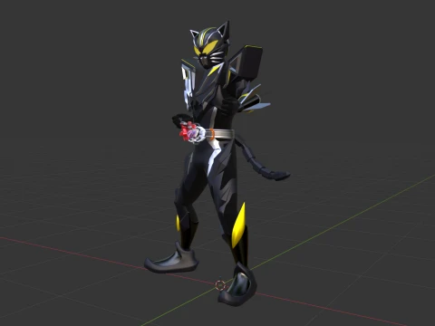 Kamen Rider Rid - Kamen Rider My-Th 3D Model