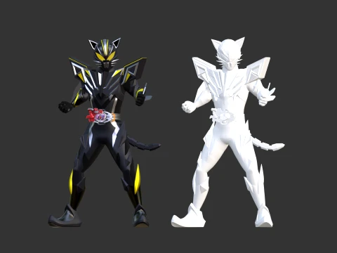 Kamen Rider Rid - Kamen Rider My-Th 3D Model