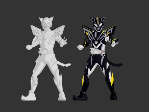 Kamen Rider Rid - Kamen Rider My-Th 3D Model