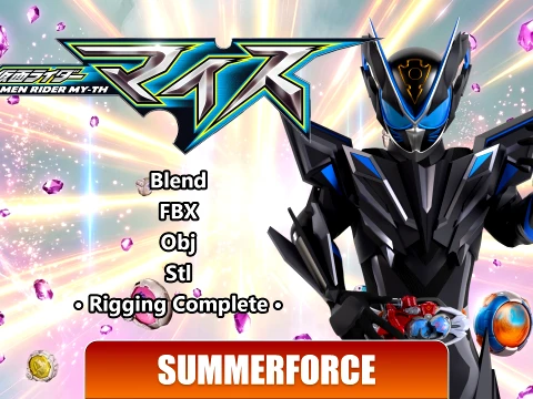 Previous My-Th - Kamen Rider My-Th 3D Model