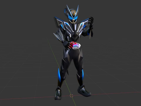 Previous My-Th - Kamen Rider My-Th 3D Model
