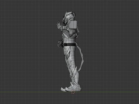 Previous My-Th - Kamen Rider My-Th 3D Model