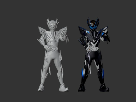 Previous My-Th - Kamen Rider My-Th 3D Model