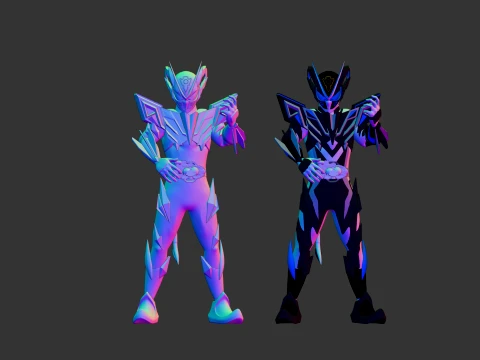 Previous My-Th - Kamen Rider My-Th 3D Model
