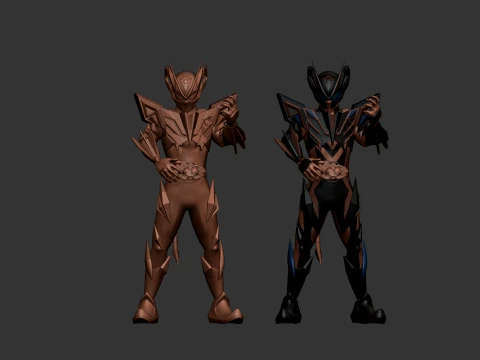Previous My-Th - Kamen Rider My-Th 3D Model