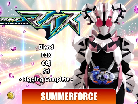 Kamen Rider Mutn - Kamen Rider My-Th 3D Model