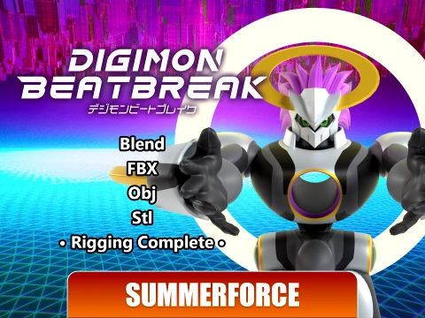 Volvemon - Digimon Beatbreak 3D Model