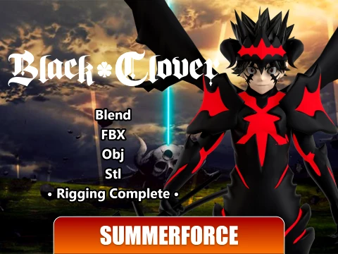 Asta Devil Union - Black Cover 3D Модель