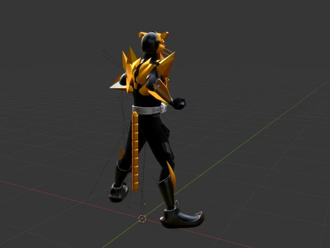 Kamen Rider Tigre - Kamen Rider My-Th 3D Model
