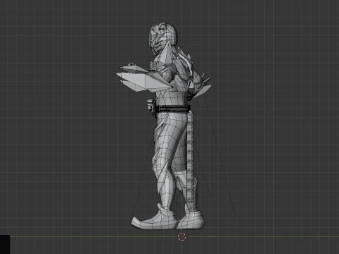 Kamen Rider Tigre - Kamen Rider My-Th 3D Model