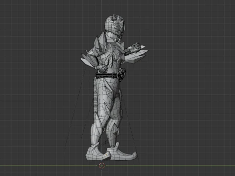 Kamen Rider Tigre - Kamen Rider My-Th 3D Model