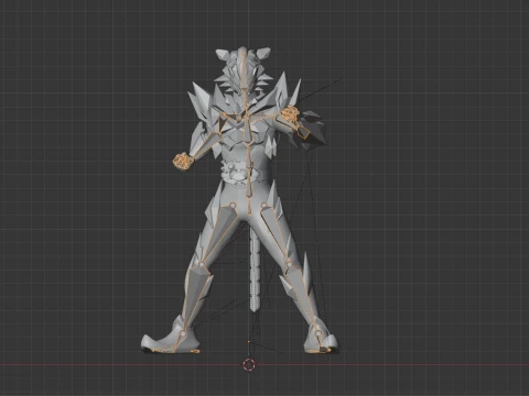 Kamen Rider Tigre - Kamen Rider My-Th 3D Model