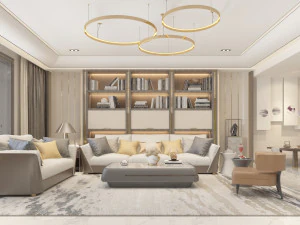 Wohnzimmer 3D Modell