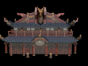 Chinese palace 3D Модель
