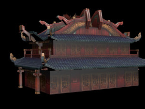 Chinese palace 3D Модель