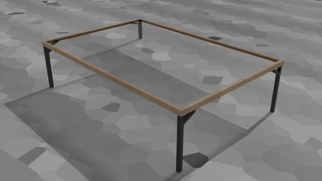 Glass table Modelo 3D .c4d .max .obj .3ds .fbx .stl .blend 