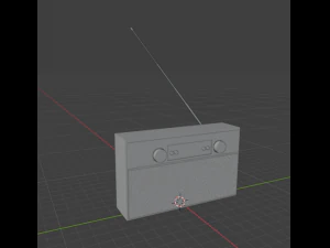 Radio 3D Model