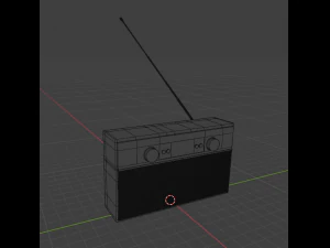 Radio 3D Model