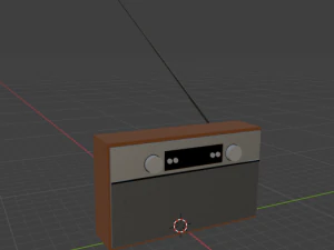 Radio 3D Model
