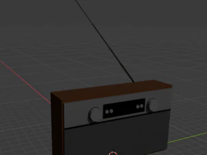 Radio 3D Model