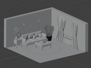 Living room 3D Модель
