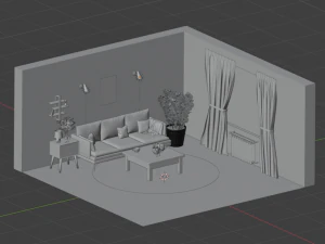 Living room 3D Model