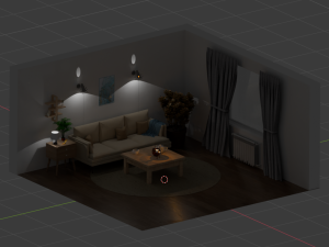 Living room 3D Модель