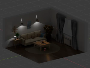 Living room 3D Model