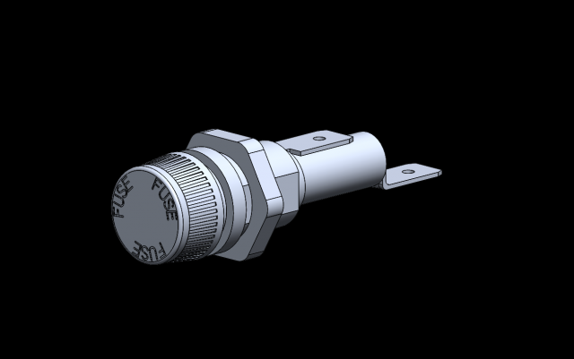 ELECTRICAL FUSE 3D 模型 .c4d .max .obj .3ds .fbx .stl .blend 