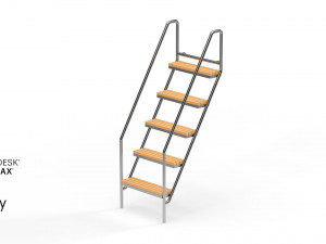 Escalera modelo 3d 3D Model