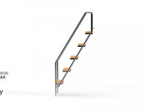 Escalera modelo 3d Modèle 3D